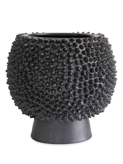 Arteriors Daria Tall Vase In Black