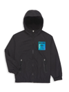 MOSCHINO LITTLE BOY'S & BOY'S WINDBREAKER LOGO JACKET