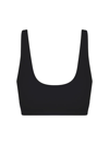 Commando Classic Comfy Scoop Neck Bralette In Black