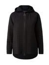 AKRIS WOMEN'S QUILTED HOODED ZIP-UP JACKET