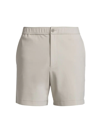 Theory Curtis Linen-blend Shorts In Putty
