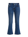 Frame Le Cropped High Rise Mini Bootcut Jeans In Porter In Poe
