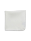 Saks Fifth Avenue Collection Silk King Twill Pocket Square In White