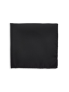 Saks Fifth Avenue Collection Silk King Twill Pocket Square In Black