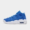 Nike Air More Uptempo Sneakers In Medium Blue/white/battle Blue