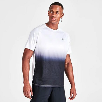 Under Armour Men's Tech Fade T-shirt In White/black/steel