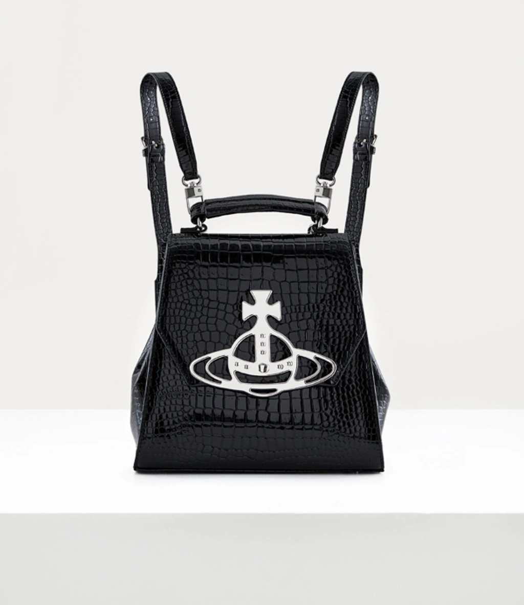 Vivienne Westwood ヴィヴィアンGrace Orbバックパック Vivienne Westwood Grace Backpack With Strap In Black | ModeSens