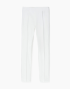 Lafayette 148 Plus Size Gramercy Acclaimed-stretch Pants In White