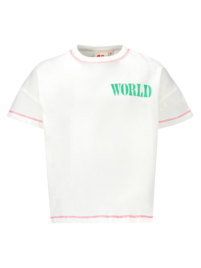 Ao76 Kids T-shirt For Girls In White