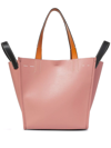 Proenza Schouler White Label Mercer Large Colorblock Leather Tote Bag In Dusty Pink