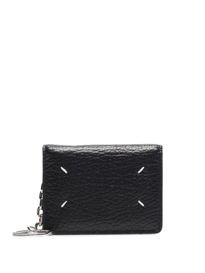 Maison Margiela Four-stitch Bi-fold Wallet In Black