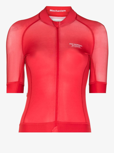 Pas Normal Studios Red Mechanism Cycling Jersey