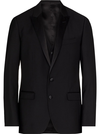 Dolce & Gabbana Three-piece Dinner Suit In Black