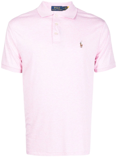 Polo Ralph Lauren Polo Pony Cotton Polo Shirt In Carmel Pink