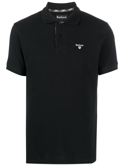 BARBOUR LOGO EMBROIDERED POLO SHIRT