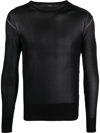 Sapio Long Sleeve Jumper In Black