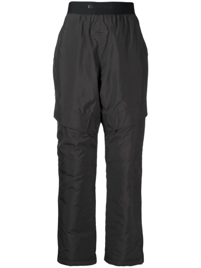 Essentials Storm Straight-leg Trousers In Black
