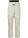 Essentials Green Polyester Cargo Pants In Green