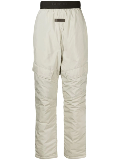 Essentials Green Polyester Cargo Trousers