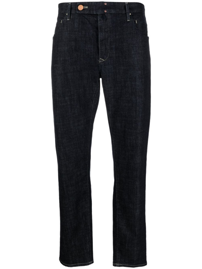 Incotex Mid-rise Straight-leg Jeans In Blue