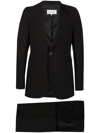 Maison Margiela Tailored Single-breasted Two Piece Suit In Brown