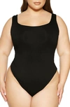 Naked Wardrobe Tank Bodysuit In Black