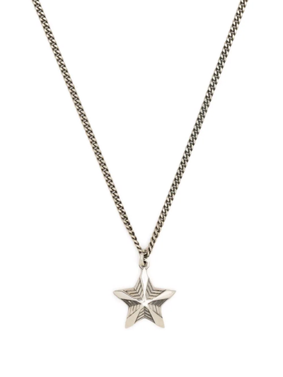 Emanuele Bicocchi Star-pendant Necklace In Silver