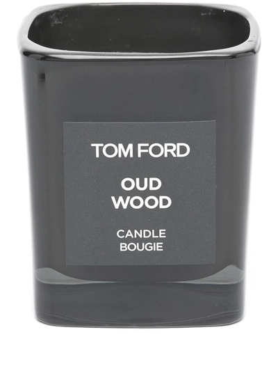 Tom Ford Oud Wood Candle In Black