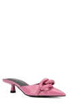 Torgeis Pointed-toe Slip-on Heeled Mule In Pink