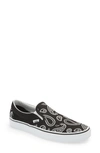 Vans Peace Paisley Classic Slip-on Sneaker In Peace Paisley Black/ True Whi