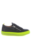 Giuseppe Zanotti Low-top Sneakers May Lond. Calfskin In Nero