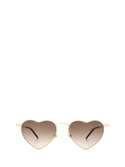 Saint Laurent Eyewear Sl 301 Gold Sunglasses