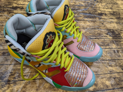Pre-owned Adidas Originals Adidas Jeremy Scott Js Streetball Multi Shoes  Size 11 In Blue | ModeSens