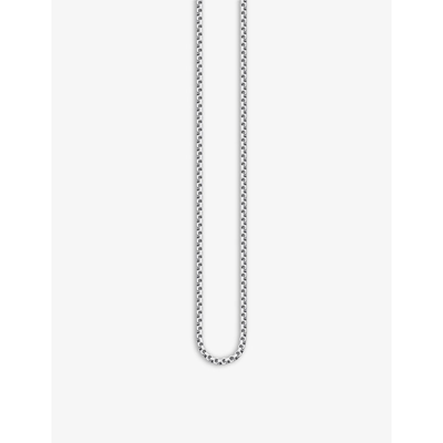 Thomas Sabo Venezia Sterling Silver Chain Necklace In Plain