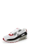 Nike Air Max 90 Sneaker In Photon Dust/ Grey/ Red