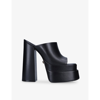Versace Black Aevitas Platform Mules In Black