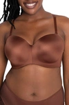 CURVY COUTURE STRAPLESS UNDERWIRE PUSH-UP BRA