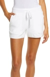 Barefoot Dreams Cozychic Ultra Lite® Drawstring Lounge Shorts In Salt