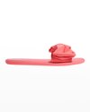 Kate Spade Bikini Bow Slide Sandals In Mandala Pink