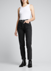 Nili Lotan Coana Ribbed Cotton-jersey Tank Top In White