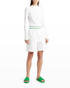 Bottega Veneta Logo Sweater In White