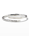 Ippolita Stardust Heavy Squiggle Pave Bypass Hinged Bangle With Diamonds In Dia
