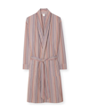 PAUL SMITH MEN'S MULTI-STRIPE COTTON ROBE, BOXED