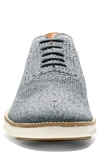Cole Haan 2.zerogrand Stitchlite Water Resistant Wingtip In Ironstone/ Ivory