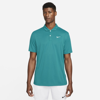 Nike Court Dri-fit Men's Tennis Polo In Bright Spruce,white