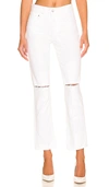 Grlfrnd Karolina High Rise Straight In White