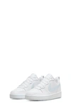 Nike Kids' Court Borough Low 2 Sneaker In White/ Aura/ White