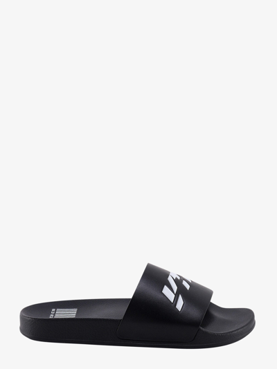 Vtmnts Logo-embossed Slides In Black