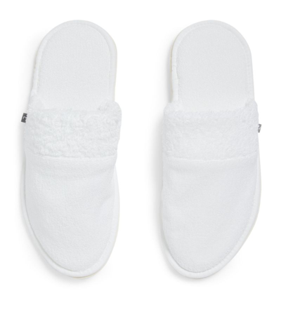 Abyss & Habidecor Egyptian Cotton Christine Slippers In White