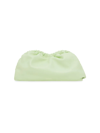 Mansur Gavriel Cloud Leather Clutch In Mint